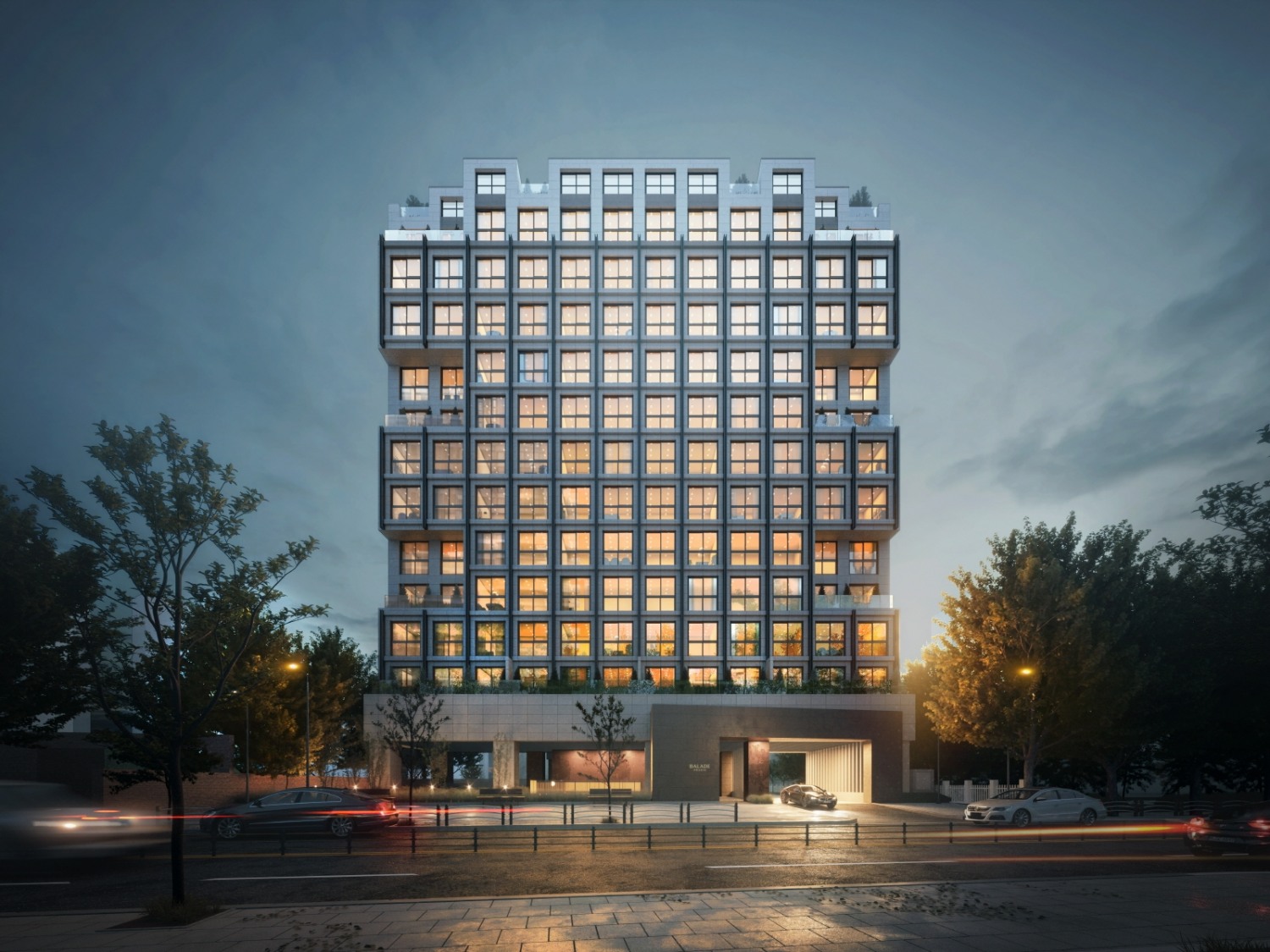 대치 푸르지오 발라드 야경투시도