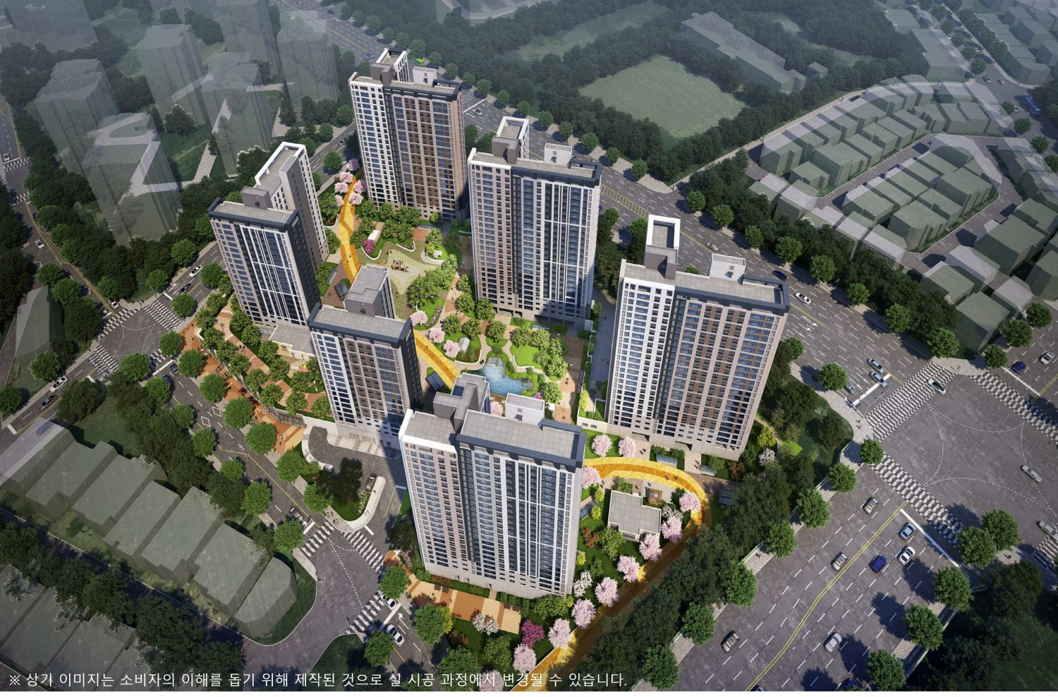 영통역자이 프라시엘 조감도.(사진=GS건설)