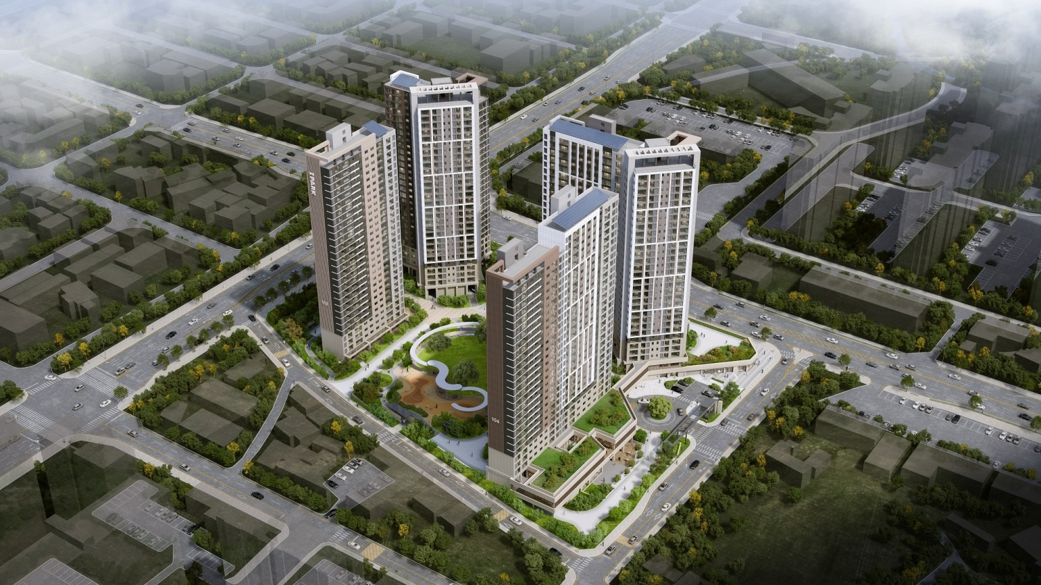 서산 센트럴 아이파크 조감도.(사진=HDC현대산업개발)