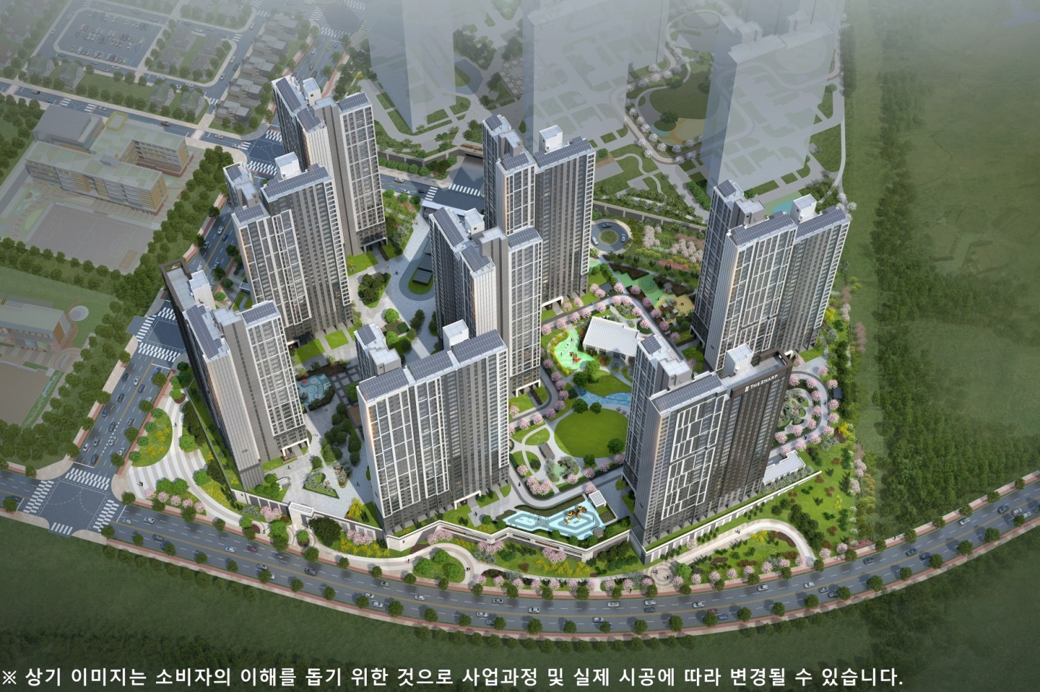 더샵 탕정인피니티시티 조감도