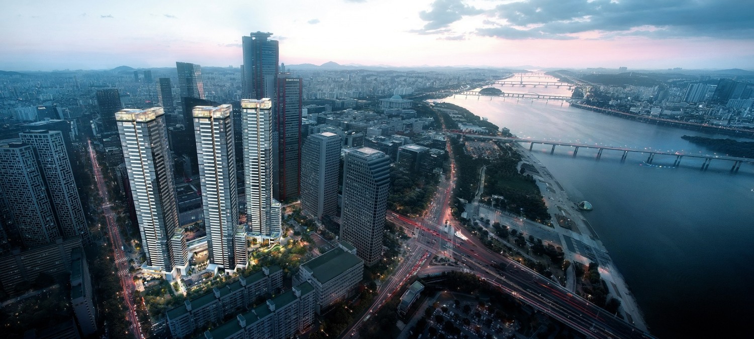 써밋 더 블랙 에디션 투시도.(사진=대우건설)