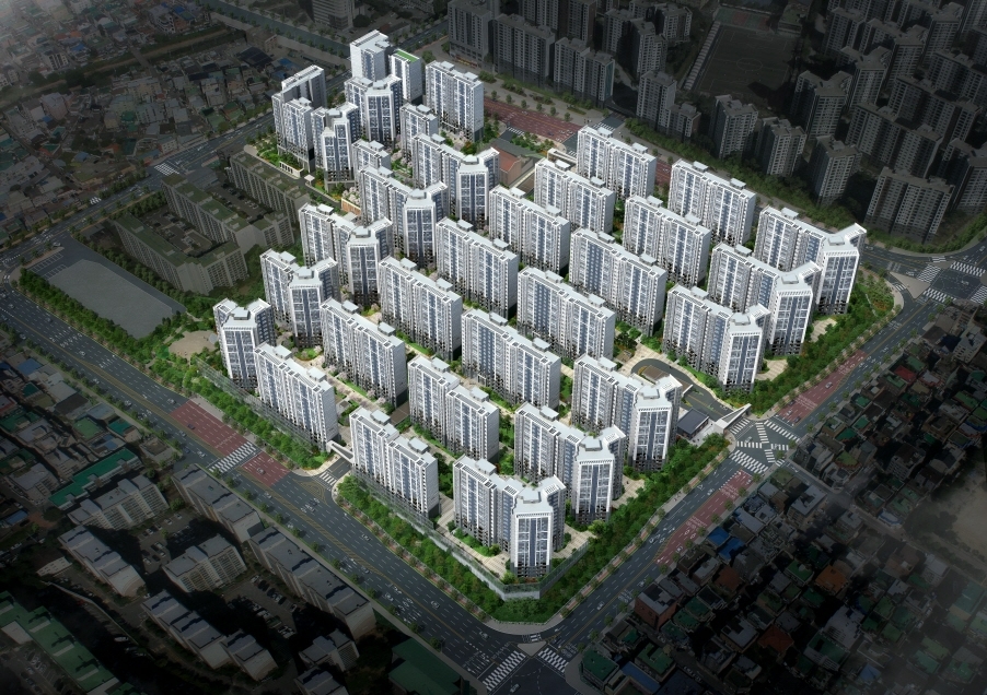 매교역 팰루시드 조감도.(사진=삼성물산 건설부문)