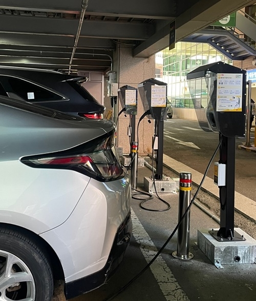 대동병원 전기차 충전시설.(제공=대동병원)