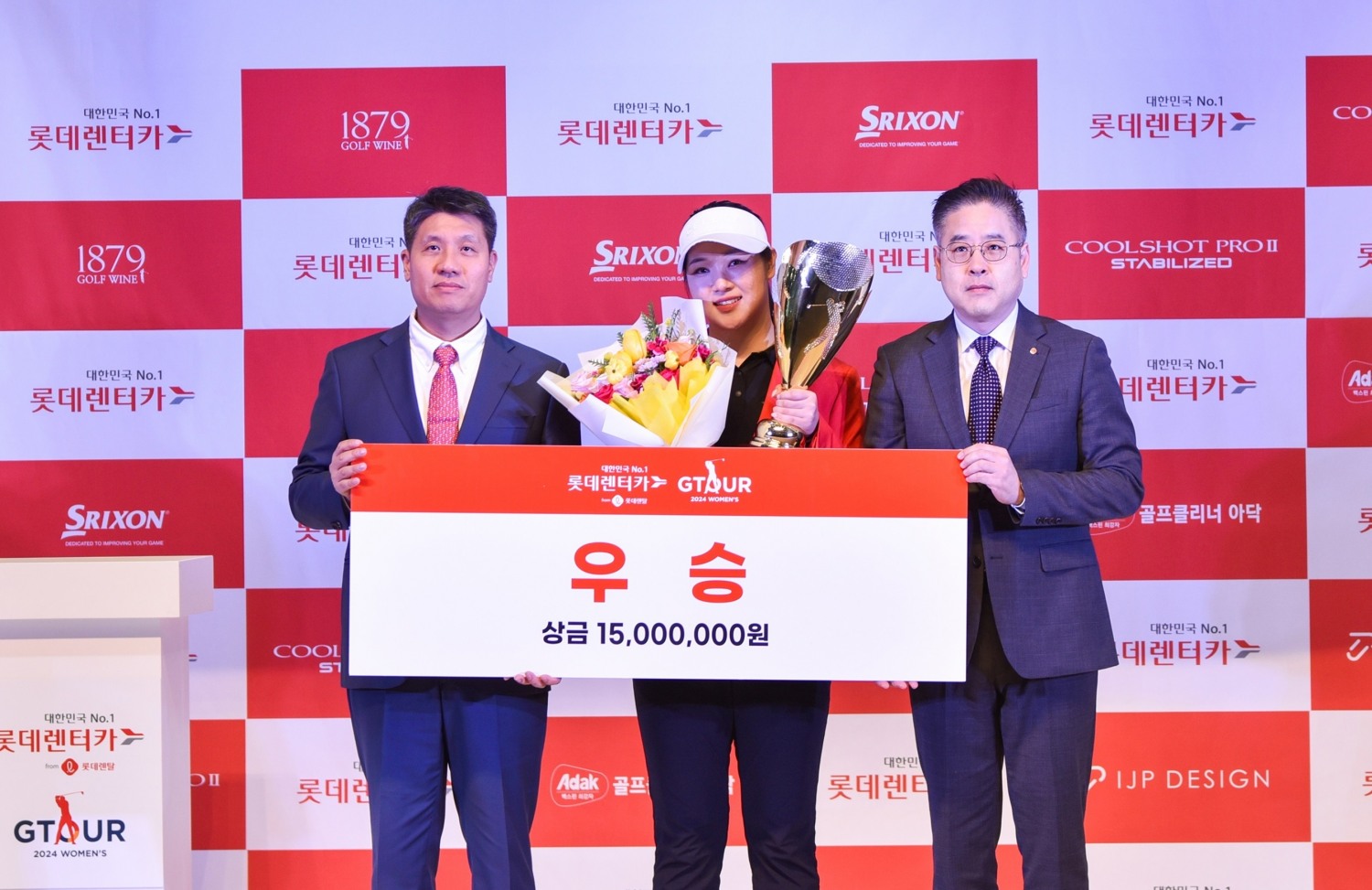 골프존, '2024 롯데렌탈 롯데렌터카 GTOUR WOMEN'S' 1차대회 조예진 우승