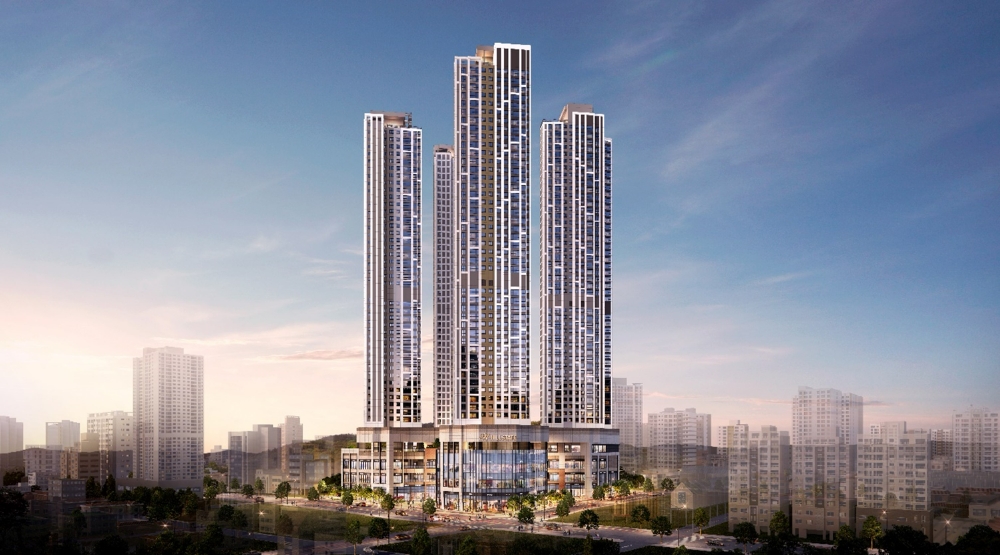 힐스테이트 문수로 센트럴 투시도.(사진=현대엔지니어링)