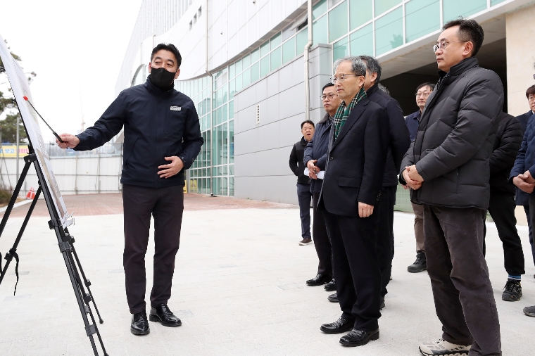 국가철도공단 김한영 이사장, 동해선 거제역 ‘철도 어린이집‘ 현장점검