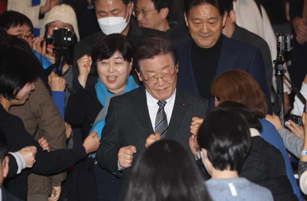 민주당 콘서트 참석한 이재명 대표.(사진=연합뉴스)