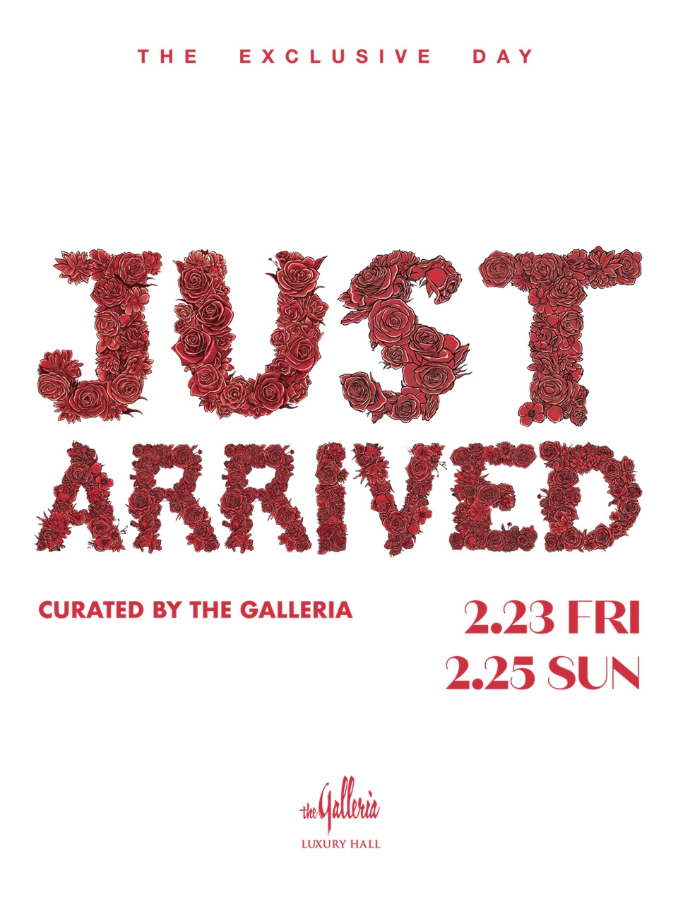 갤러리아百, ‘JUST ARRIVED’ 행사 진행
