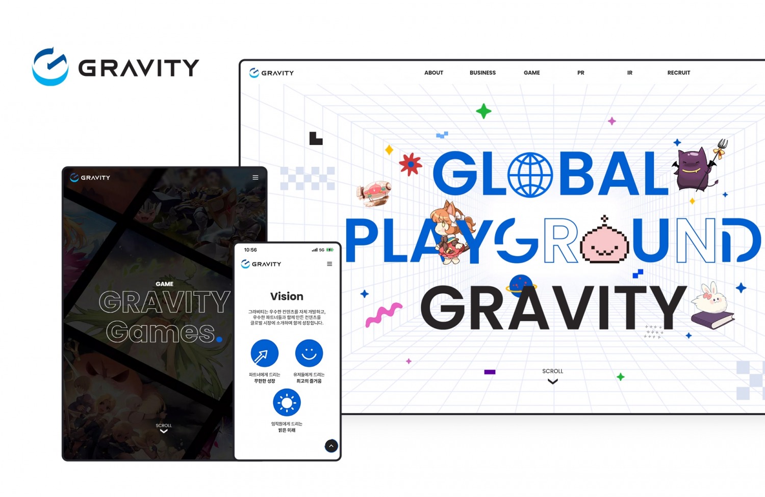 ‘GLOBAL PLAYGROUND GRAVITY’ 공식 홈페이지 리뉴얼 오픈