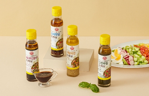 ㈜오뚜기, 봄 맞이 샐러드 드레싱 4종 선보인다