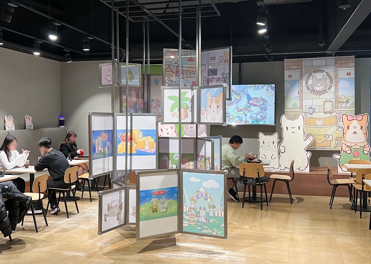 네오위즈 ‘고양이와 스프-모펀 카페’ 콜라보 팝업 스토어 오픈