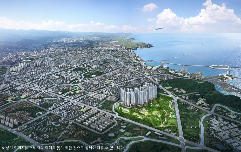 제주중부공원 광역조감도.(사진=제일건설)