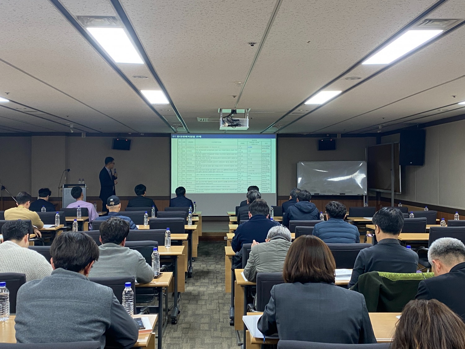청주 도시첨단문화산업단지 봄철 건설현장 안전 교육 전경. ( 사진=국토안전관리원)