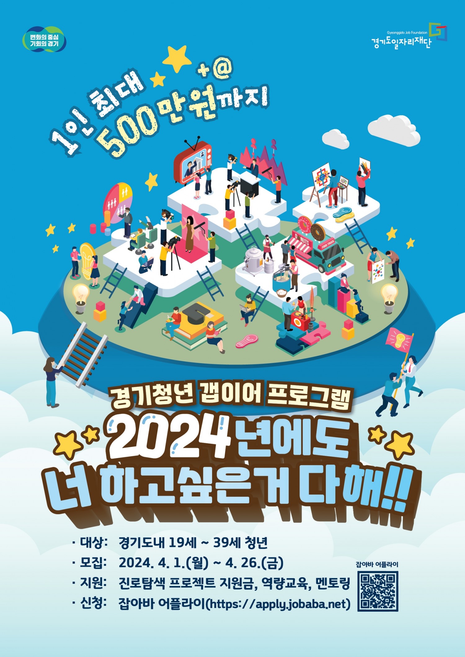 2024년 갭이어 프로그램 포스터