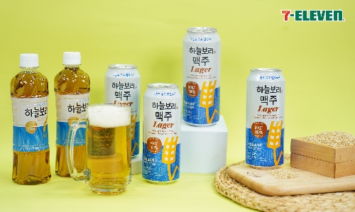 세븐일레븐, ‘하늘보리 콜라보한 ‘하늘보리맥주’ 선보여