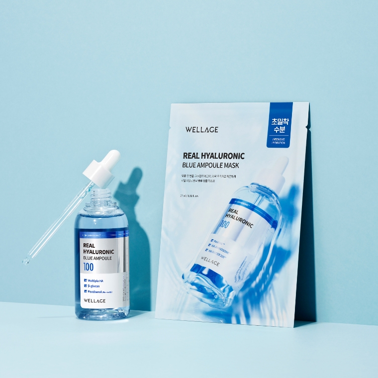 휴젤 웰라쥬, ‘리얼 히알루로닉 블루 앰플 마스크’ 출시