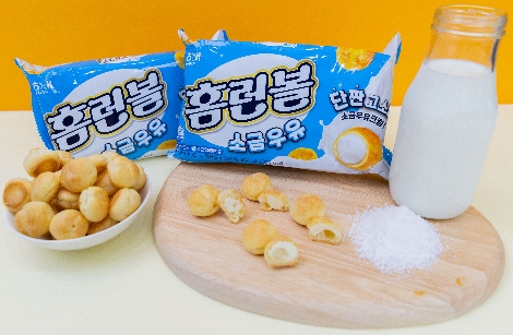 해태 홈런볼, ‘소금우유’, 단독 제품 선보여