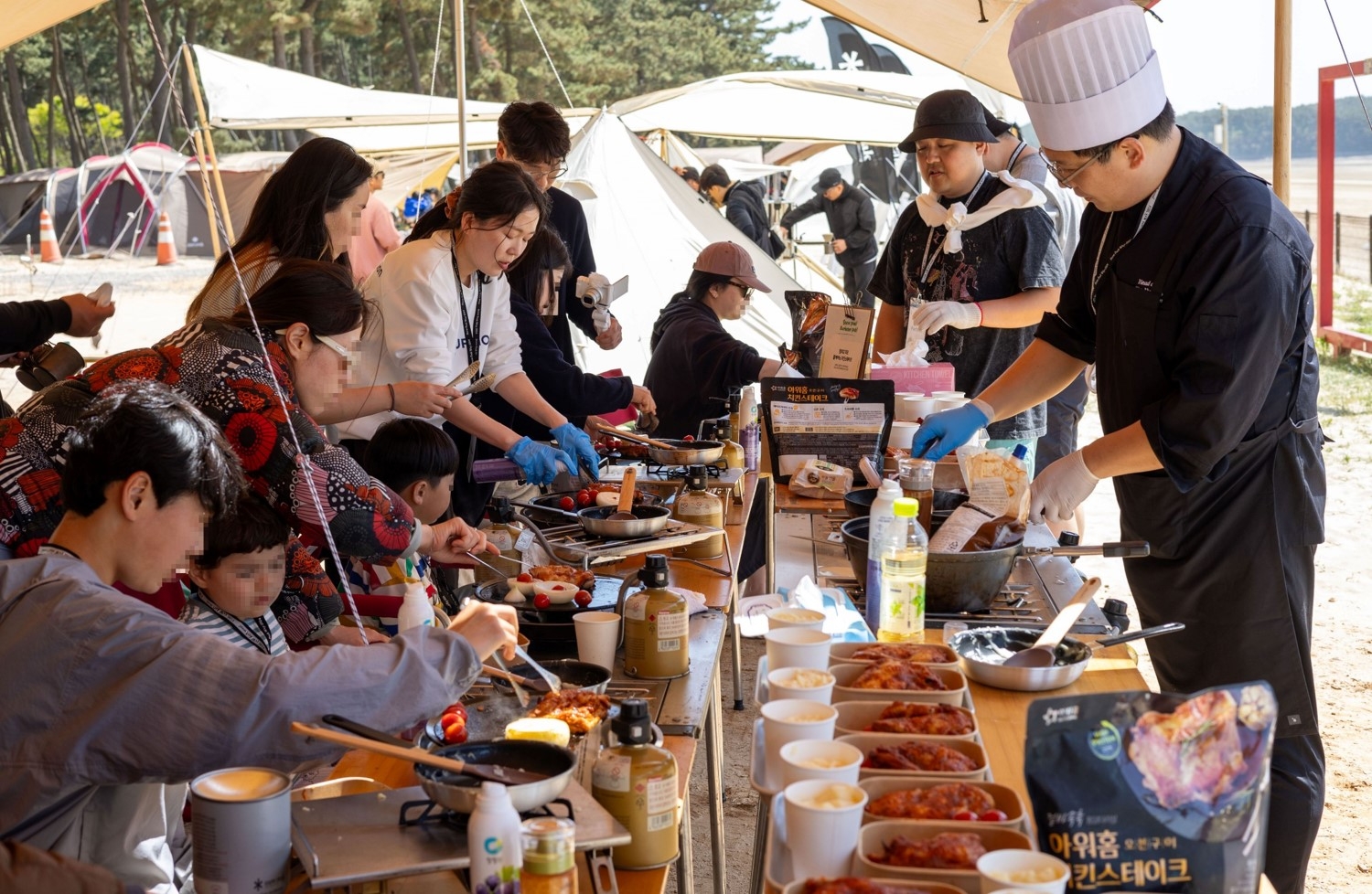 아워홈, 스노우피크웨이’서 쿠킹클래스 실시