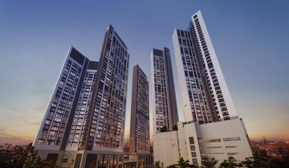 힐스테이트 황금역리저브 투시도.(사진=현대건설)