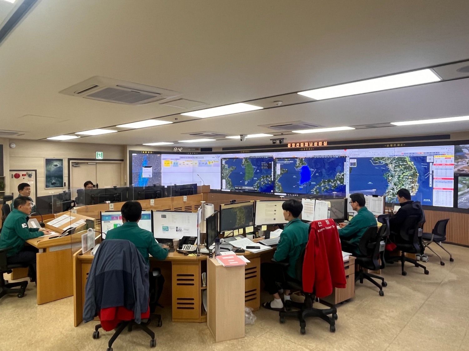 산림재난상황실.(제공=산림청)