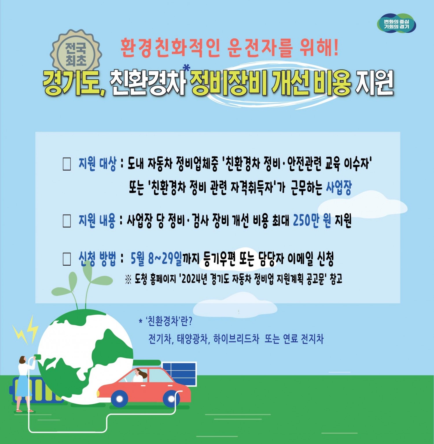 자동차정비업 지원사업 안내