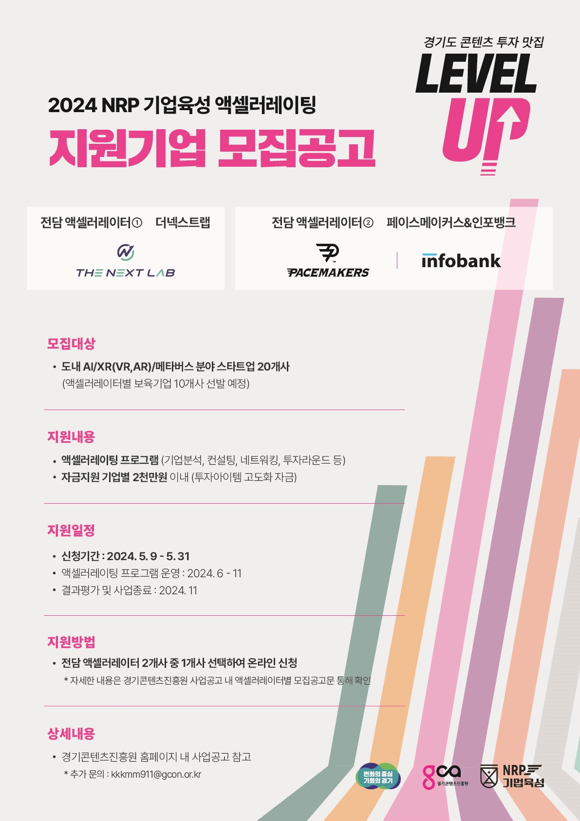 엔알피(NRP) 기업육성 포스터