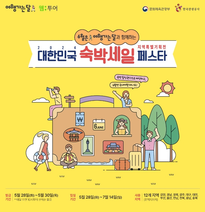 웹투어, 대한민국 ‘숙박세일페스타’ 참여