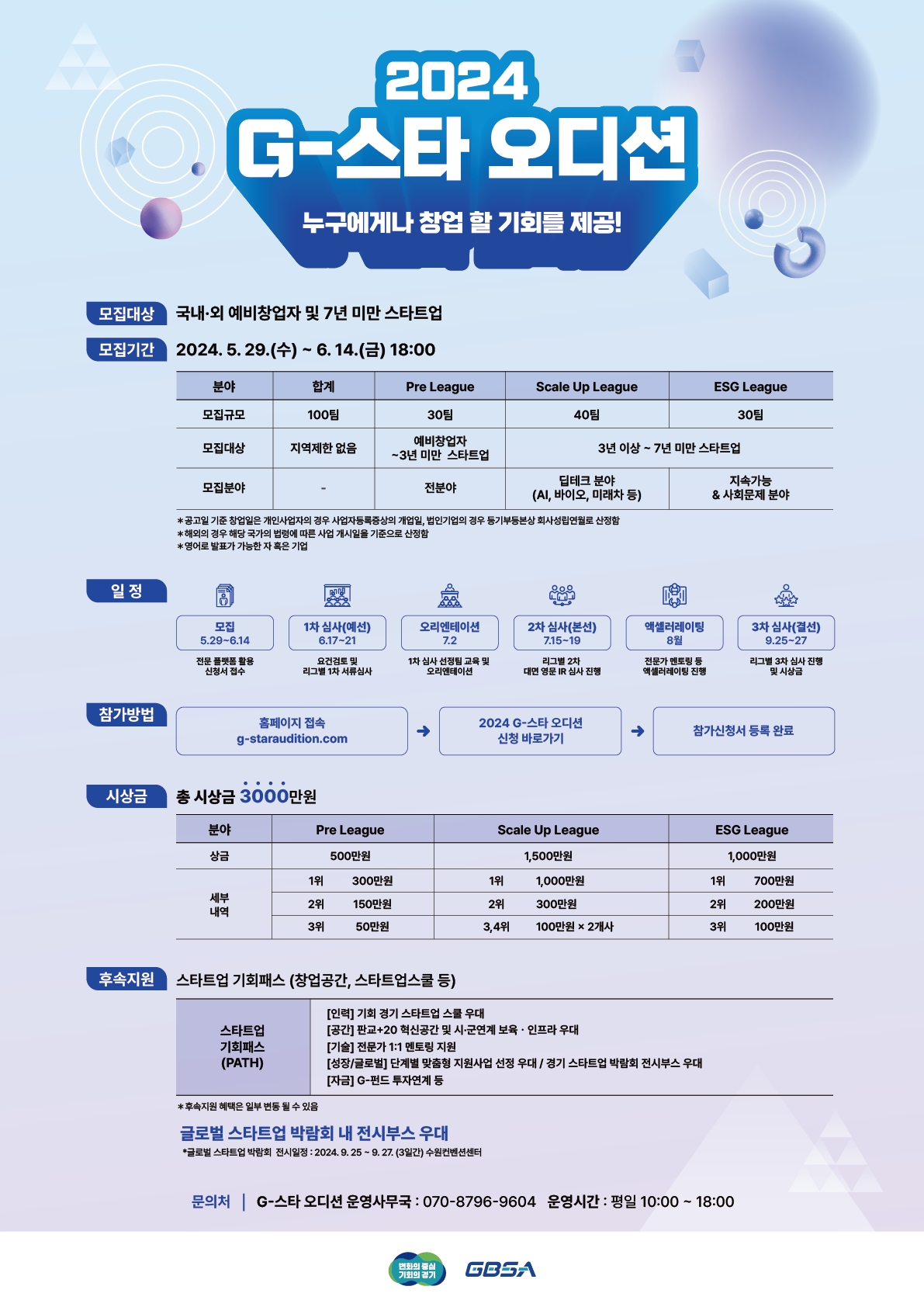 2024 G-스타 오디션 포스터