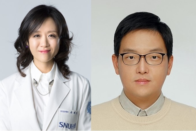 분당서울대병원 정신건강의학과 유희정 교수(좌), 고려대 바이오시스템의과학부 안준용 교수(우). 사진=분당서울대병원