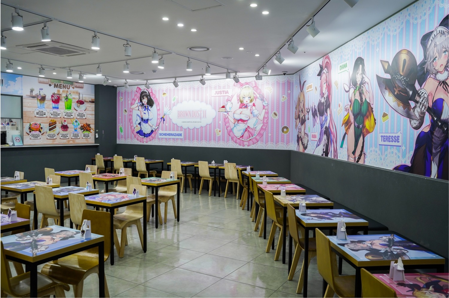 네오위즈 ‘브라운더스트2’, ‘애니플러스’와 콜라보 카페 열어