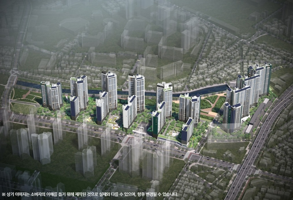 푸르지오 라디우스 파크 조감도.