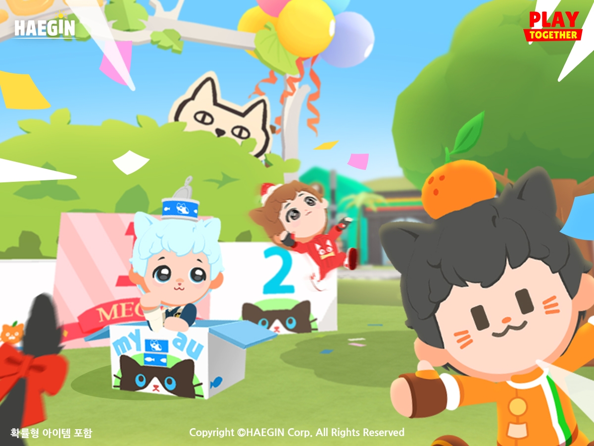 해긴 ‘플레이투게더’, 고양이 숨바꼭질 대회 진행