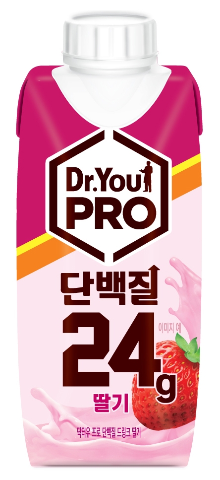 오리온, ‘닥터유PRO 단백질드링크 딸기’ 선보여