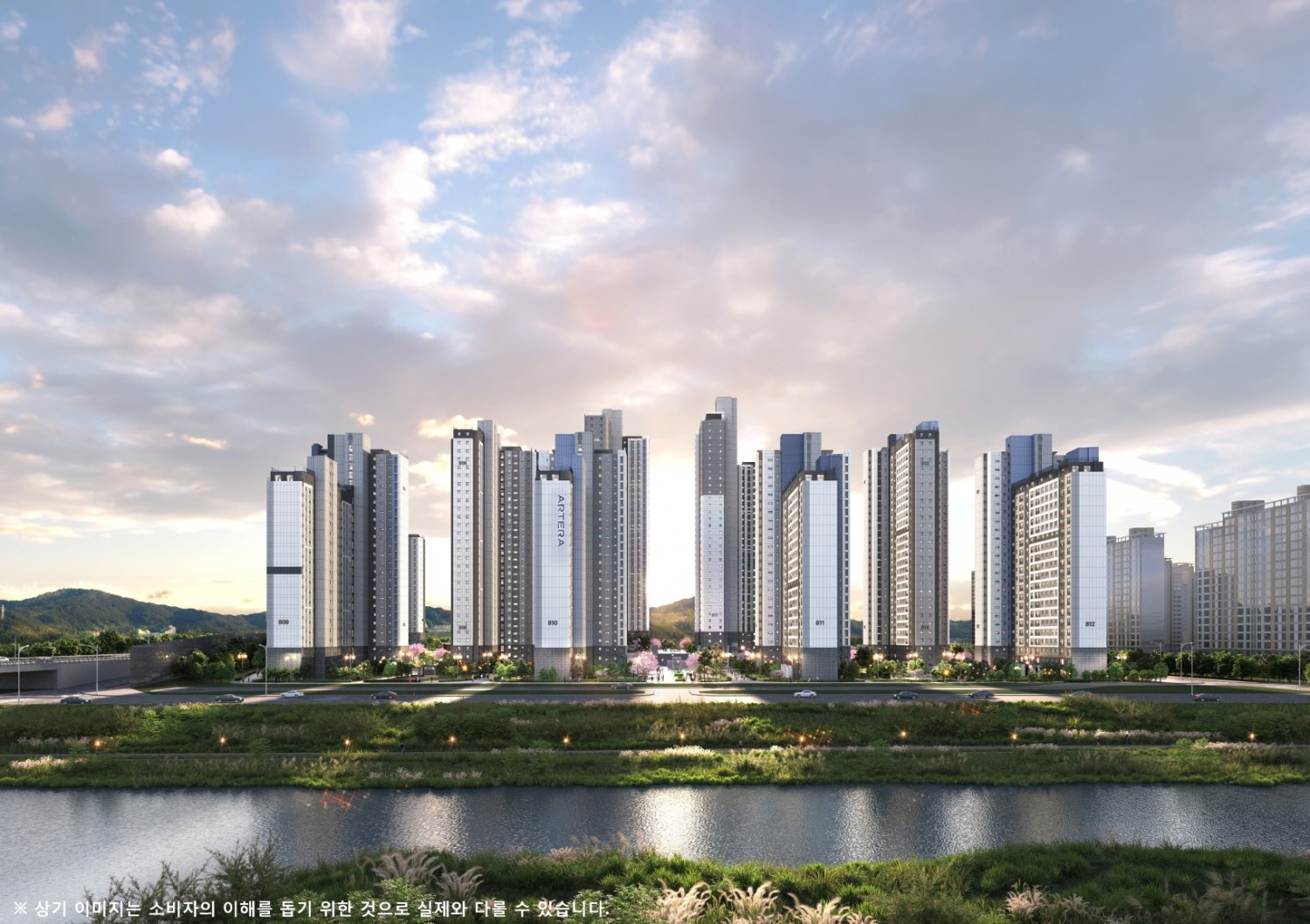 청주테크노폴리스 아테라 투시도.(사진=금호건설)