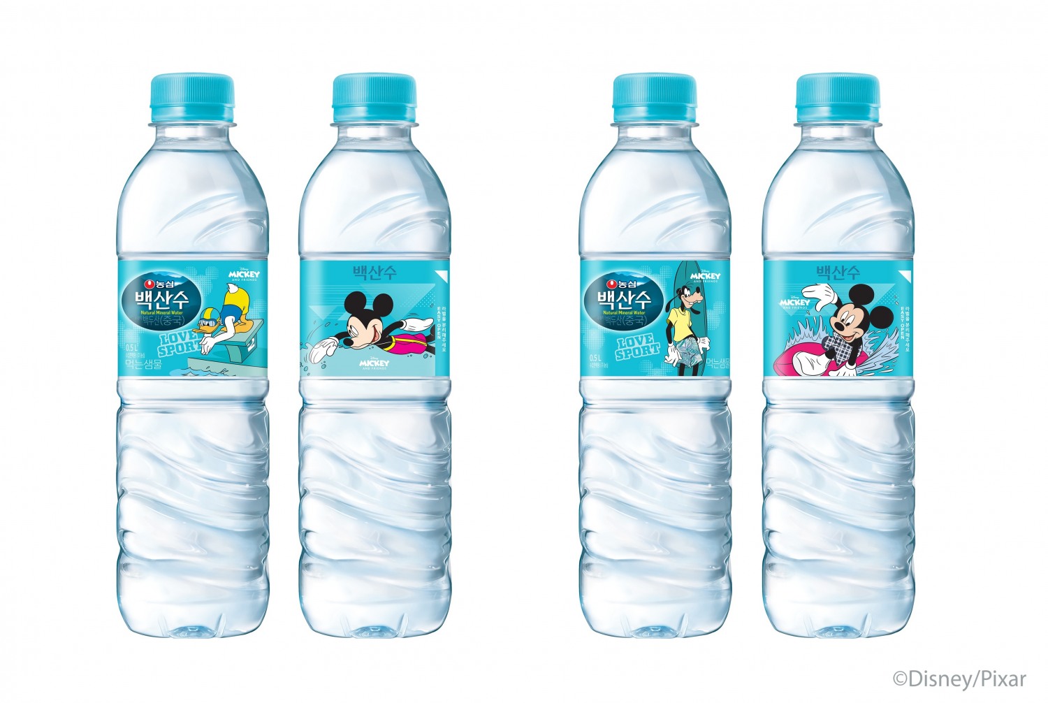 농심 백산수, ‘디즈니’ 캐릭터 콜라보 진행