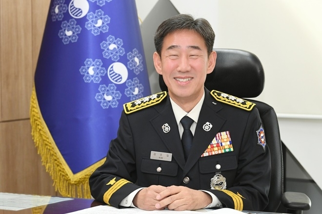김조일 신임 부산소방재난본부장.(사진제공=부산소방재난본부)