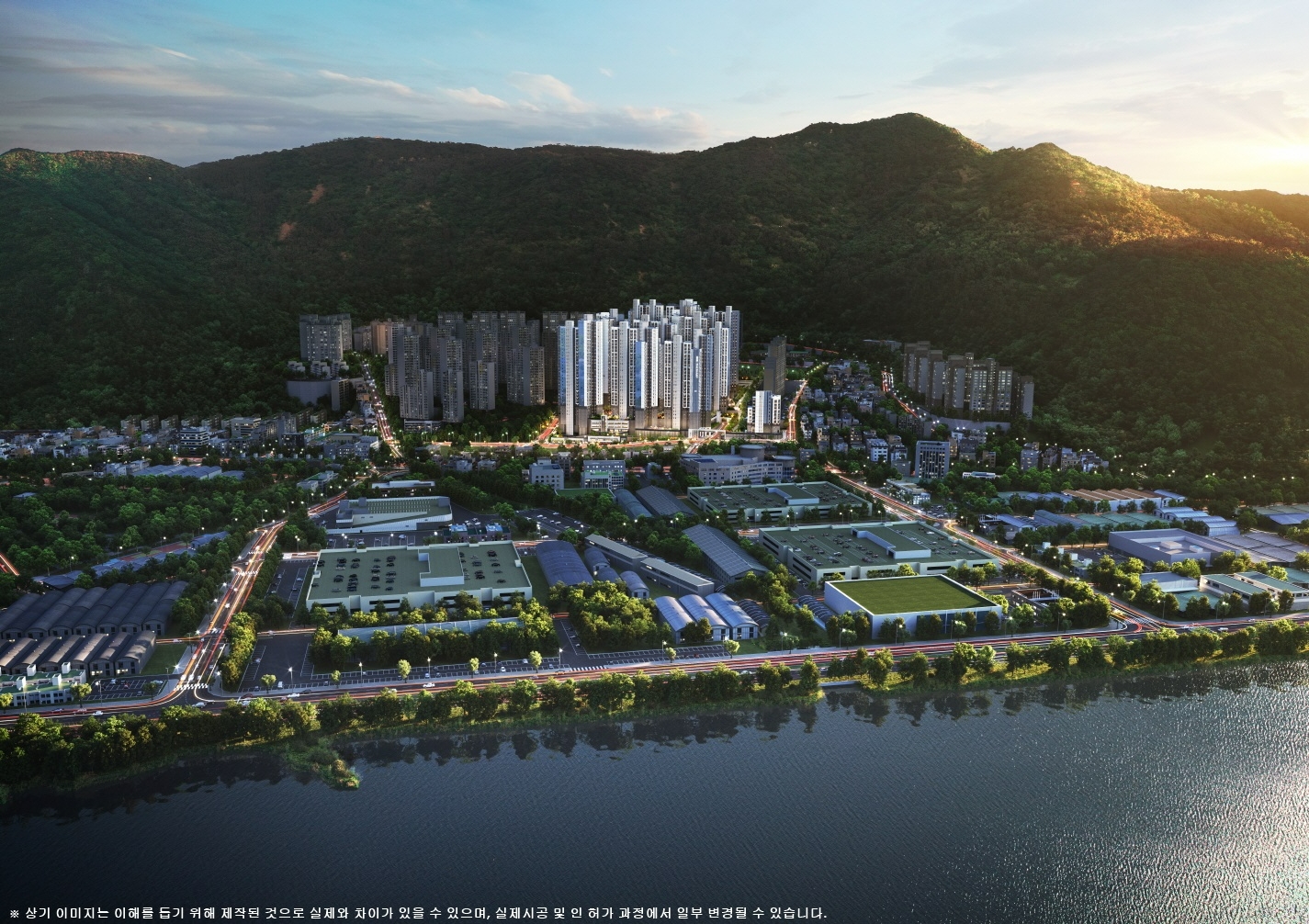 더샵 리오몬트 광역조감도.(사진=포스코이앤씨)