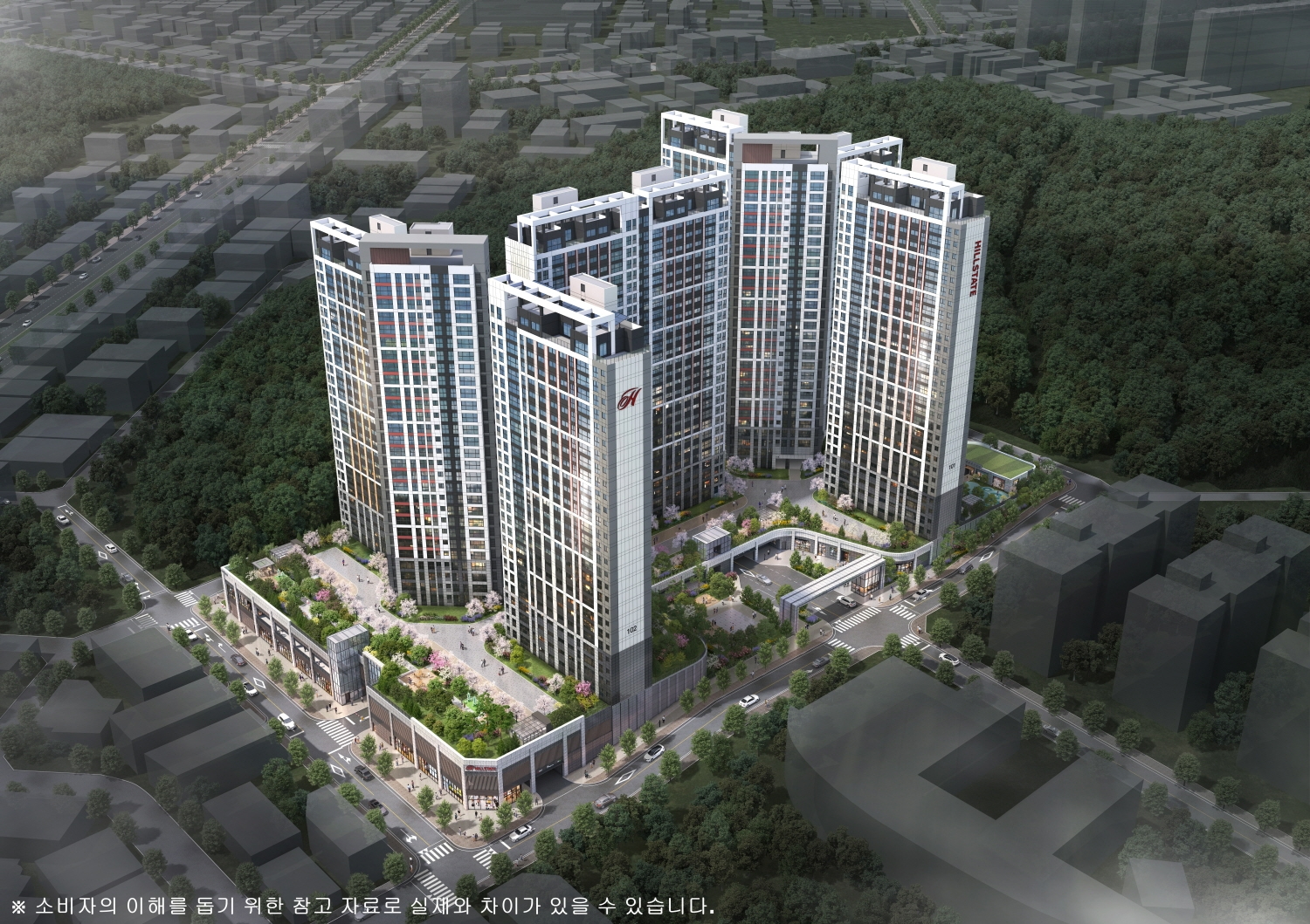 힐스테이트 구미더퍼스트 조감도.(사진=현대건설)