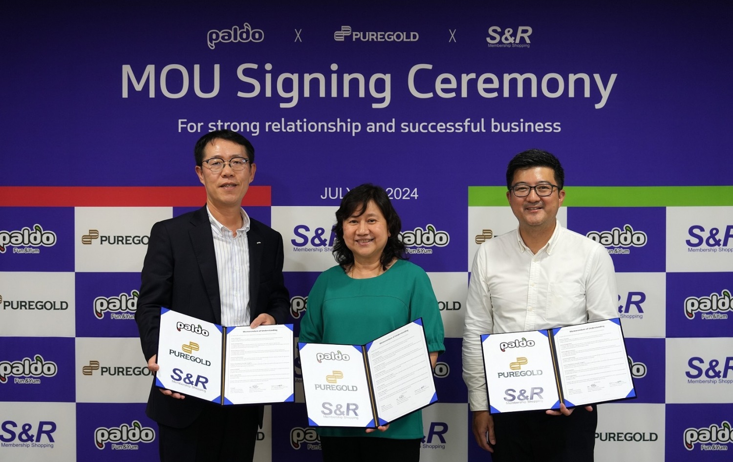 팔도, 필리핀 유통기업 S&R, PUREGOLD사와 업무협약