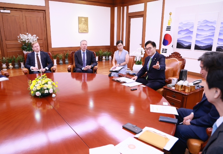 우원식 의장, 주한 네덜란드 대사 접견 (사진=의장 공보수석실)