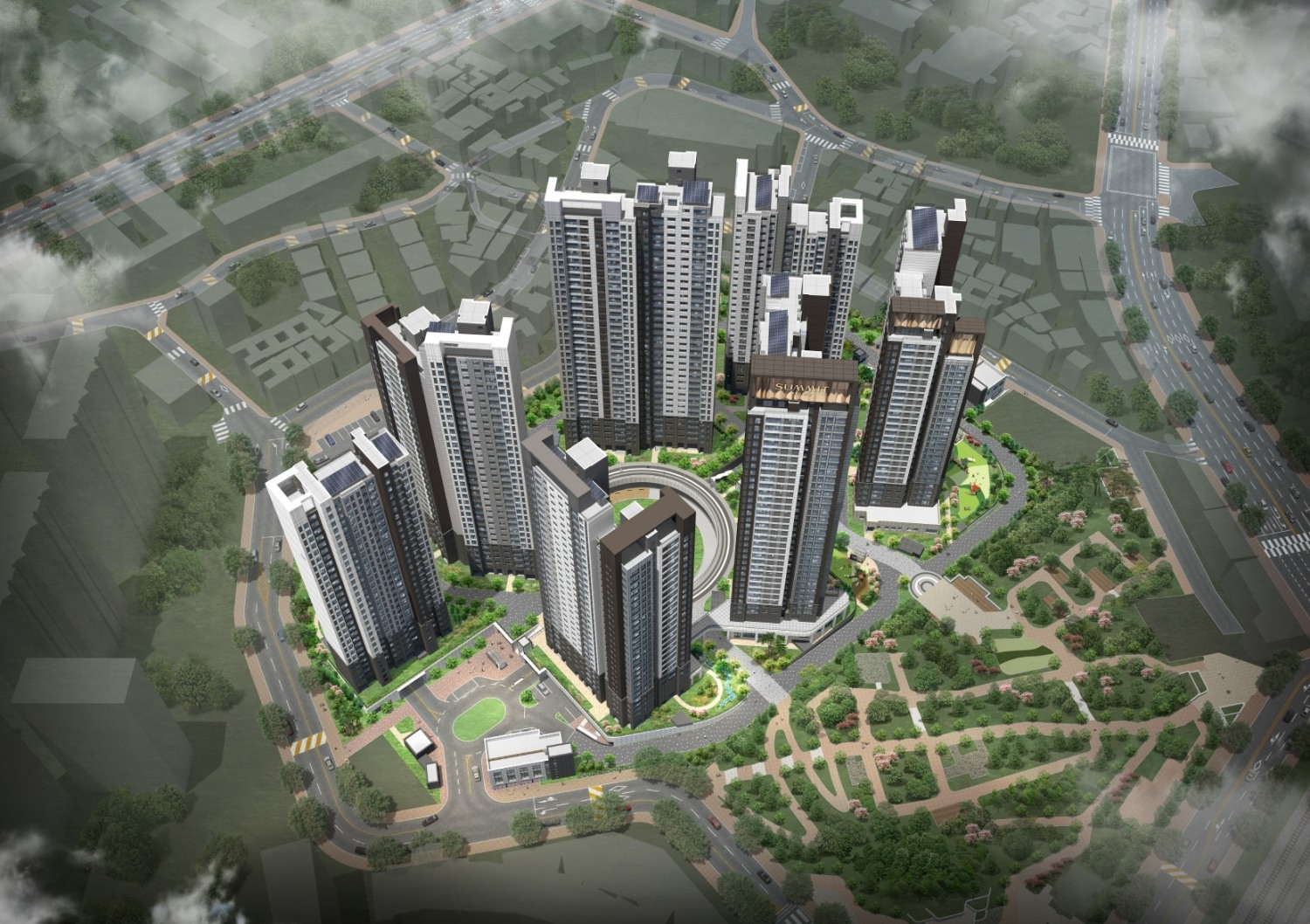 라체르보 푸르지오 써밋 조감도.(사진=대우건설)