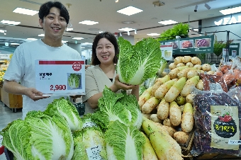 롯데마상생 배추 판매