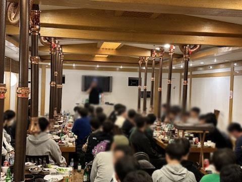 회식 장소에 모인 사기조직.(사진=인천경찰청)