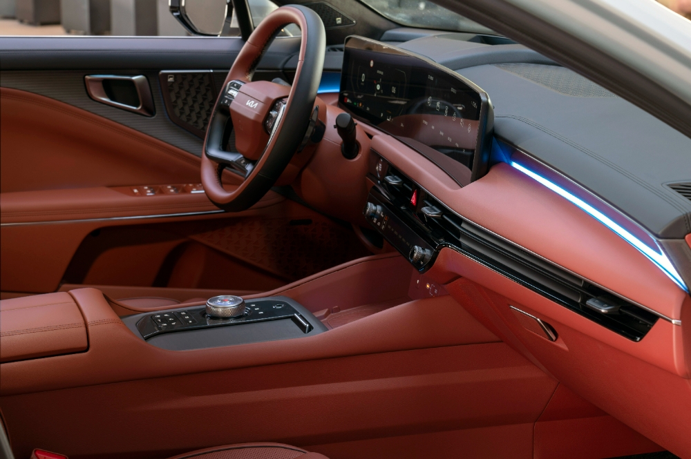 더 뉴 K8 내장.(사진=기아)