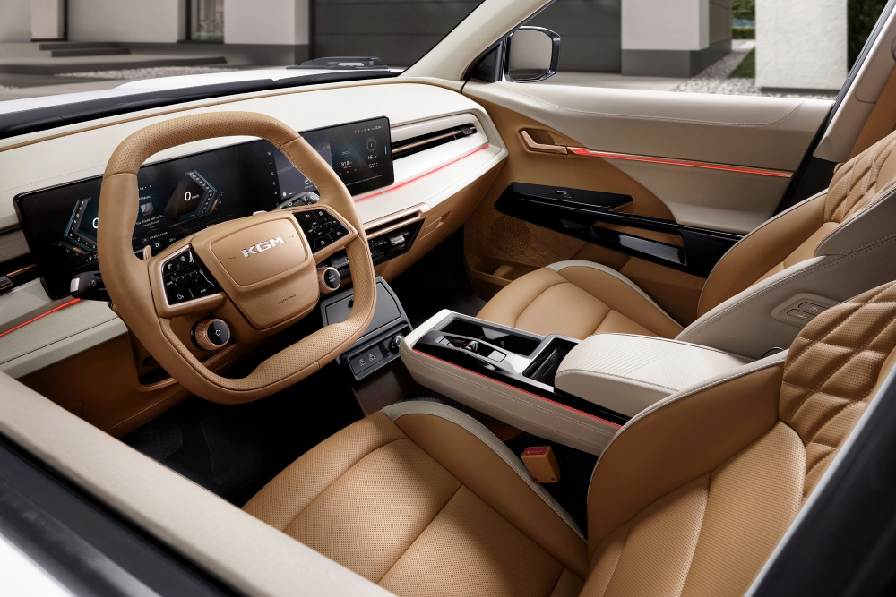 액티언 인테리어.(사진=KGM)