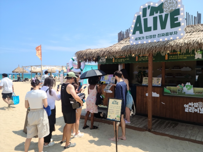 아임얼라이브 콤부차, 오는 19일까지 양양서 팝업 운영