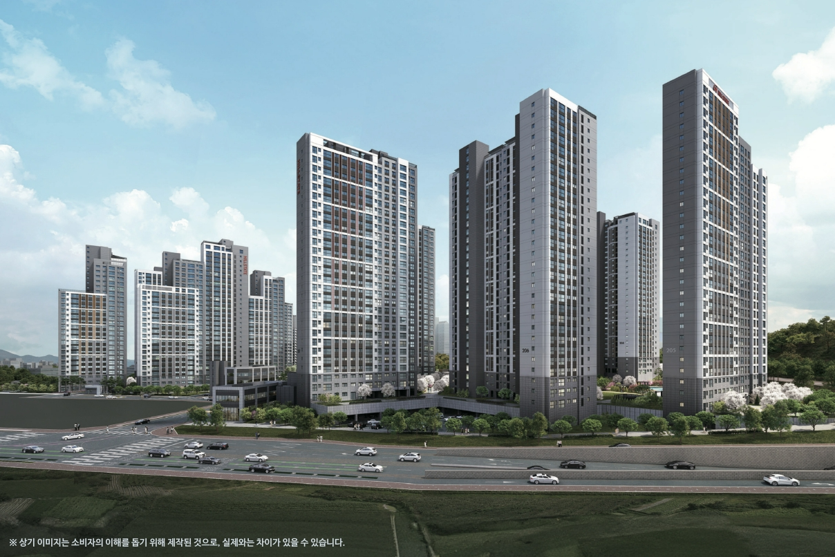 힐스테이트 이천역 투시도.(사진=현대건설)