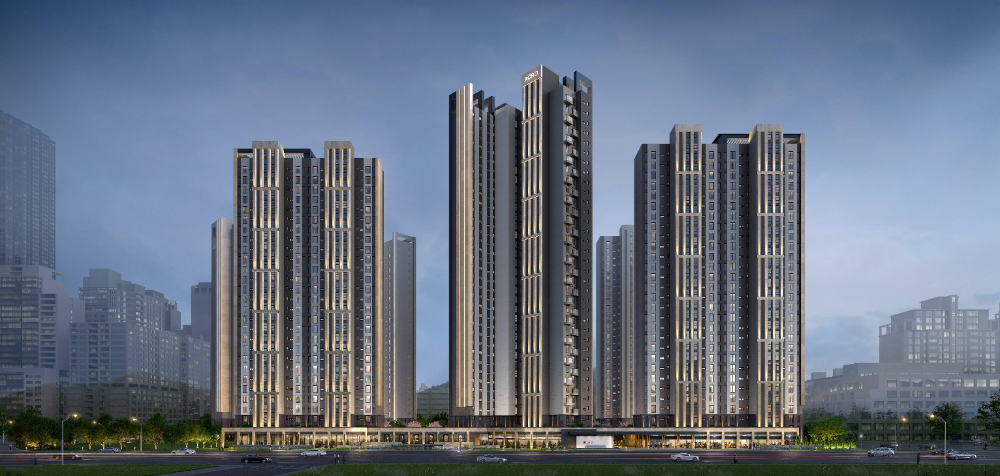 ‘도곡개포한신 재건축 사업’ 단지 투시도.(사진=DL이앤씨)