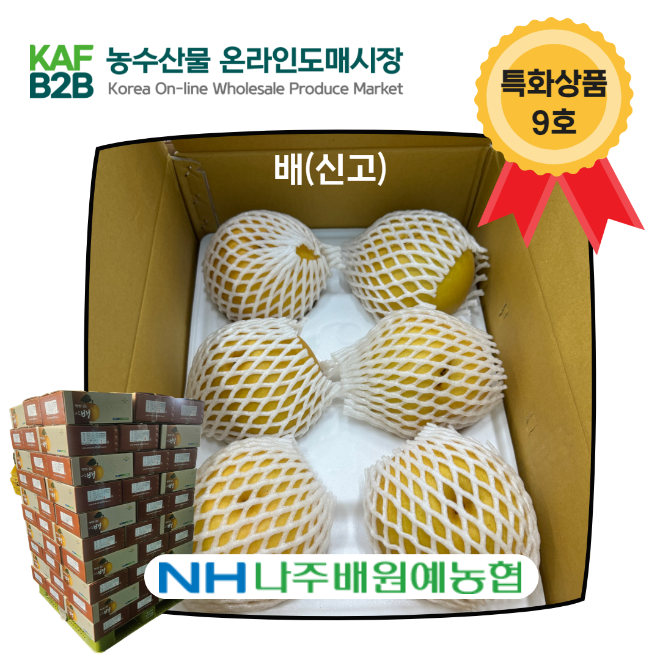 aT, 농수산물 온라인도매시장 특화상품 ‘나주 배∙거창 사과’ 출시