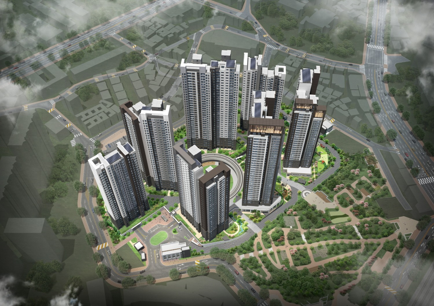 라체르보 푸르지오 써밋 조감도.(사진=대우건설)